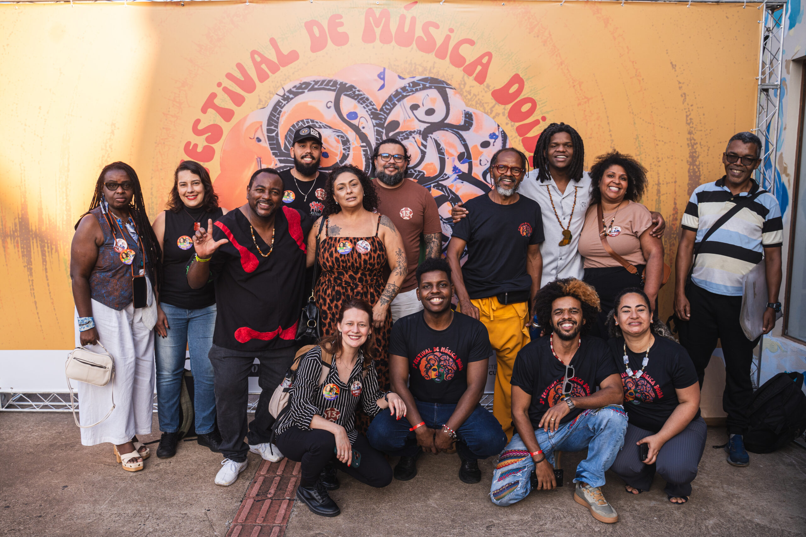 Momento do Festival de Música Doida