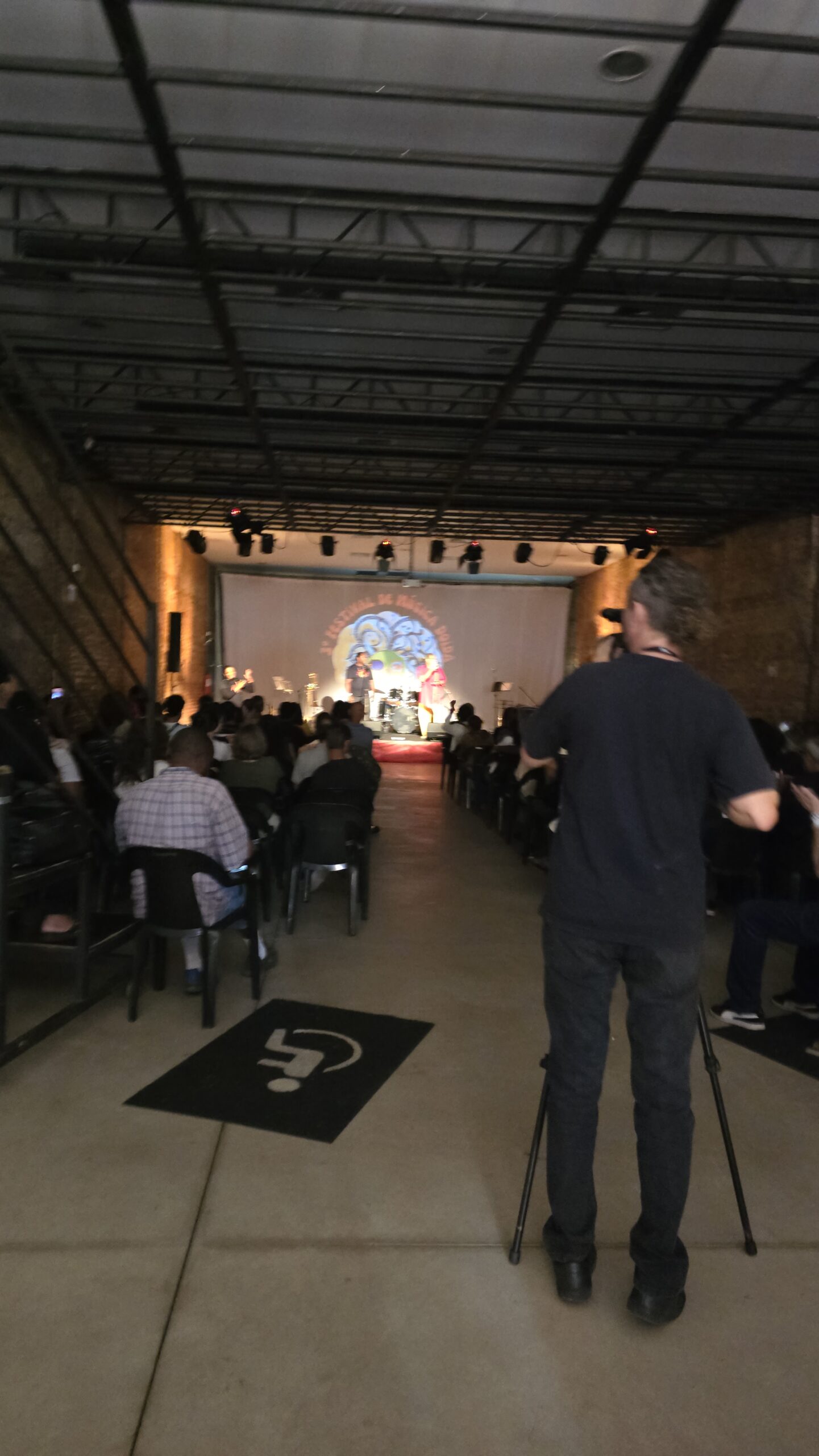 Intervenção artística no Festival de Música Doida